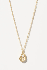 Spartina Seas the Day Gold Necklace Oyster