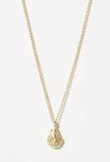Spartina Seas the Day Gold Necklace Oyster