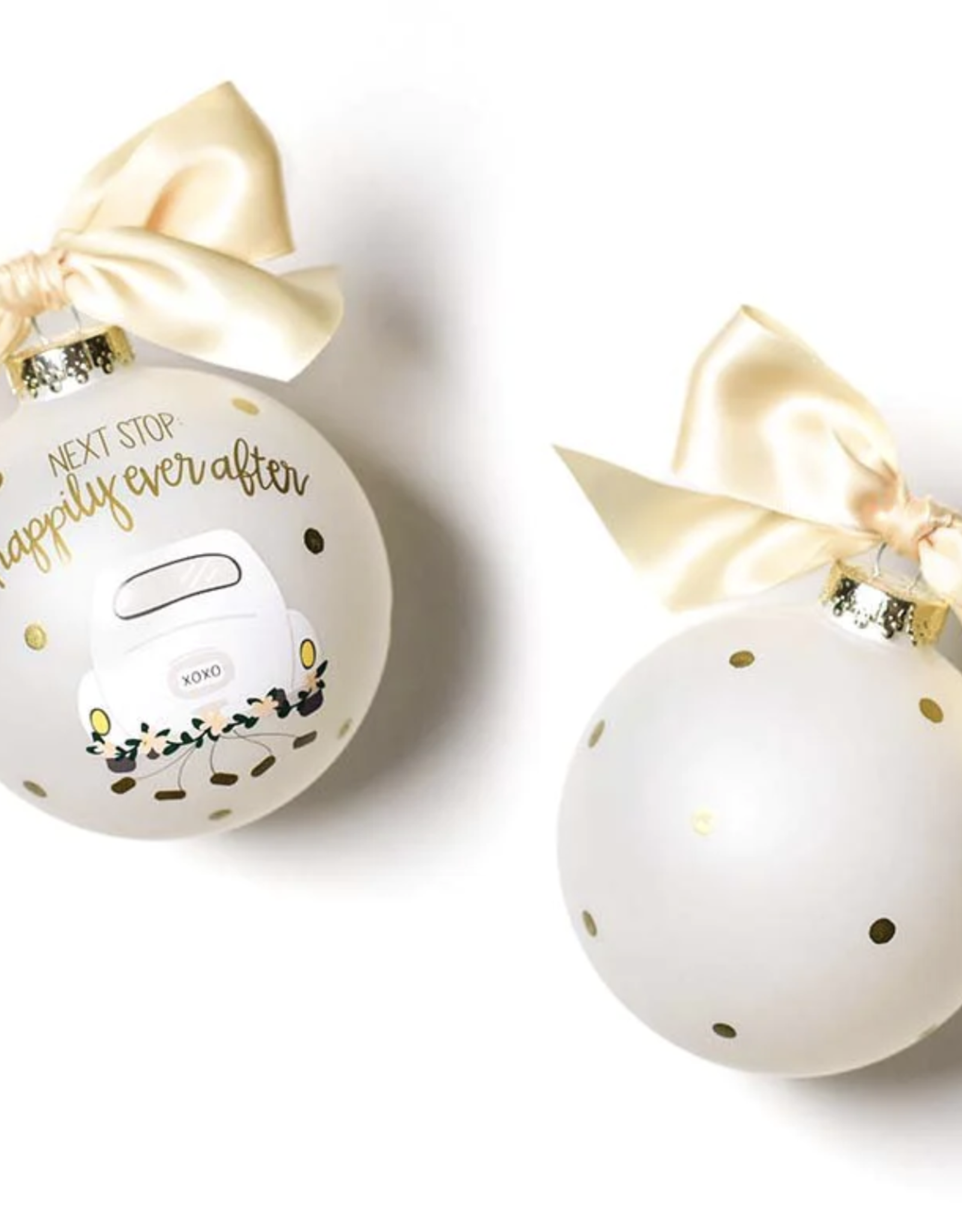 Coton Colors Ornament Next Stop Happily Ever After