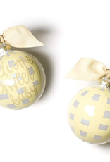 Coton Colors Ornament Welcome Sweet Baby Gingham xx