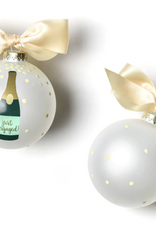 Coton Colors Ornament Just Engaged Champagne