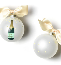 Coton Colors Ornament Just Engaged Champagne