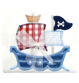 Three Marthas Burp Appliqued Pirate