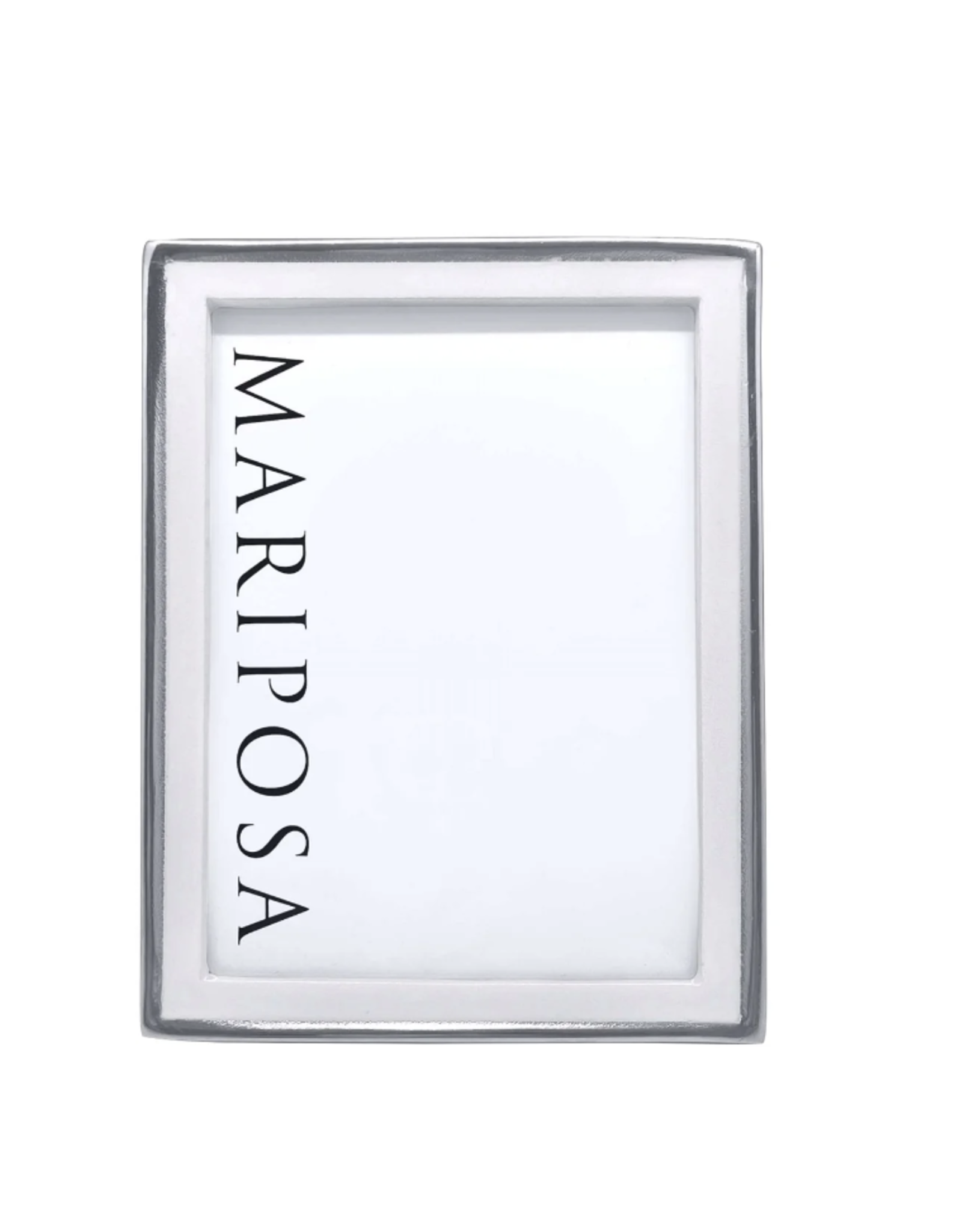 Mariposa Signature White 5x7 Frame