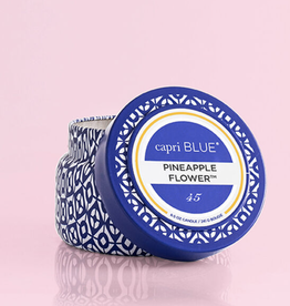 Capri Blue Travel Tin 8.5oz Candle Pineapple Flower