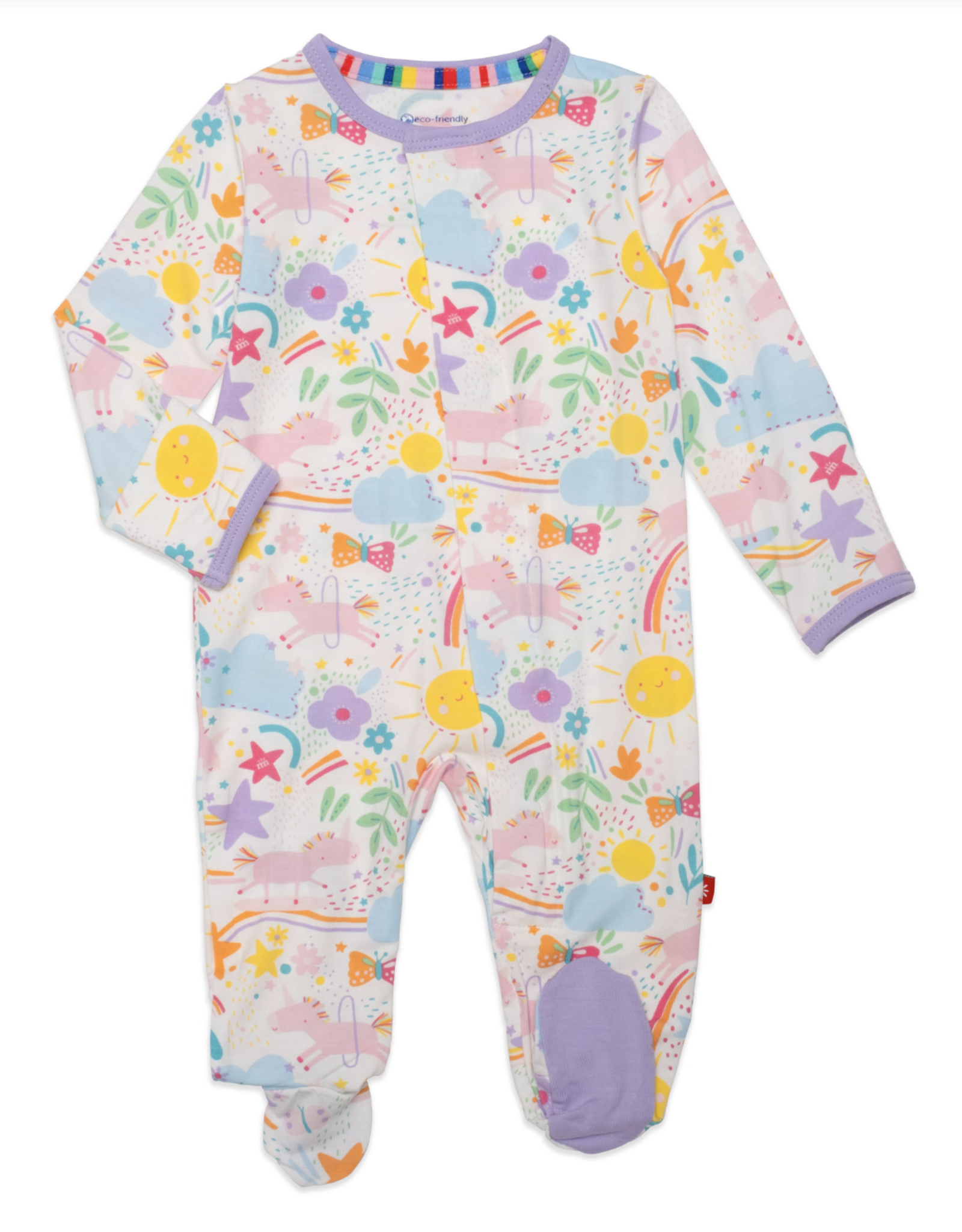 Magnificent Baby Sunny Day Vibes Magnetic Footie