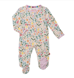 Magnificent Baby Lifes Peachy Magnetic Footie