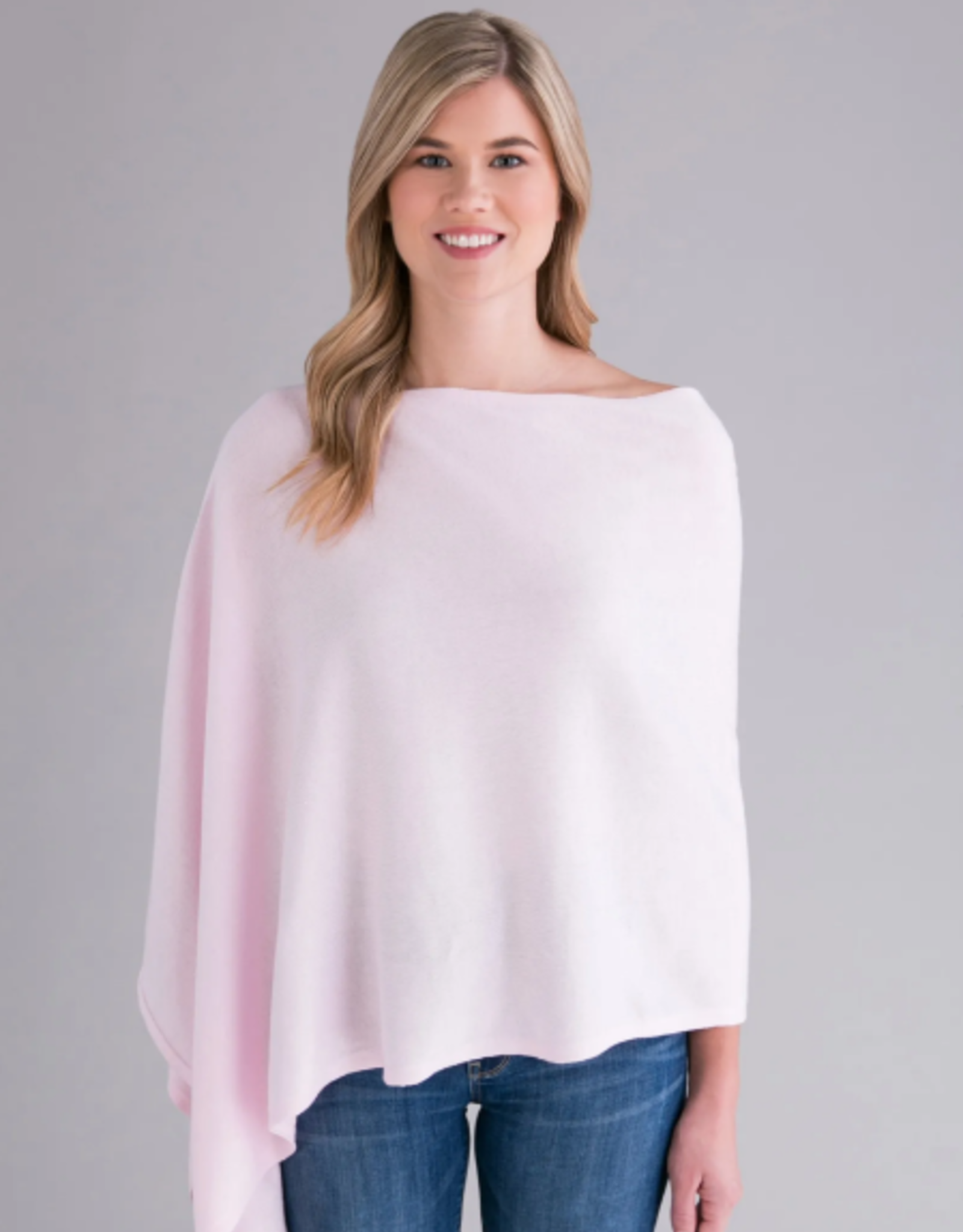 Alashan Cashmere Co. Cotton Cashmere Topper Pink Sugar