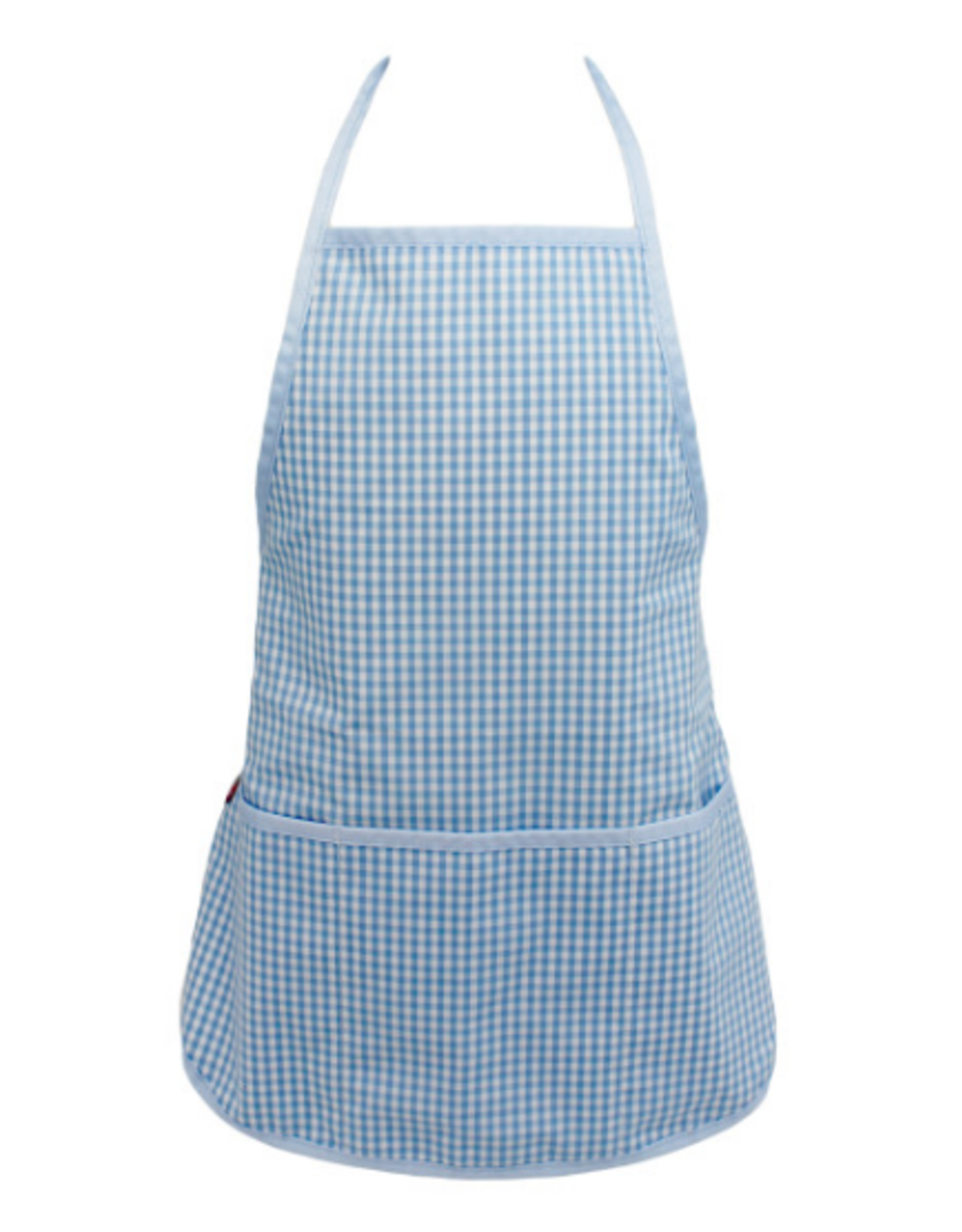 Mint Blue Gingham Apron Child