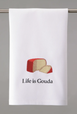 Life Is Gouda Kitchen Towel