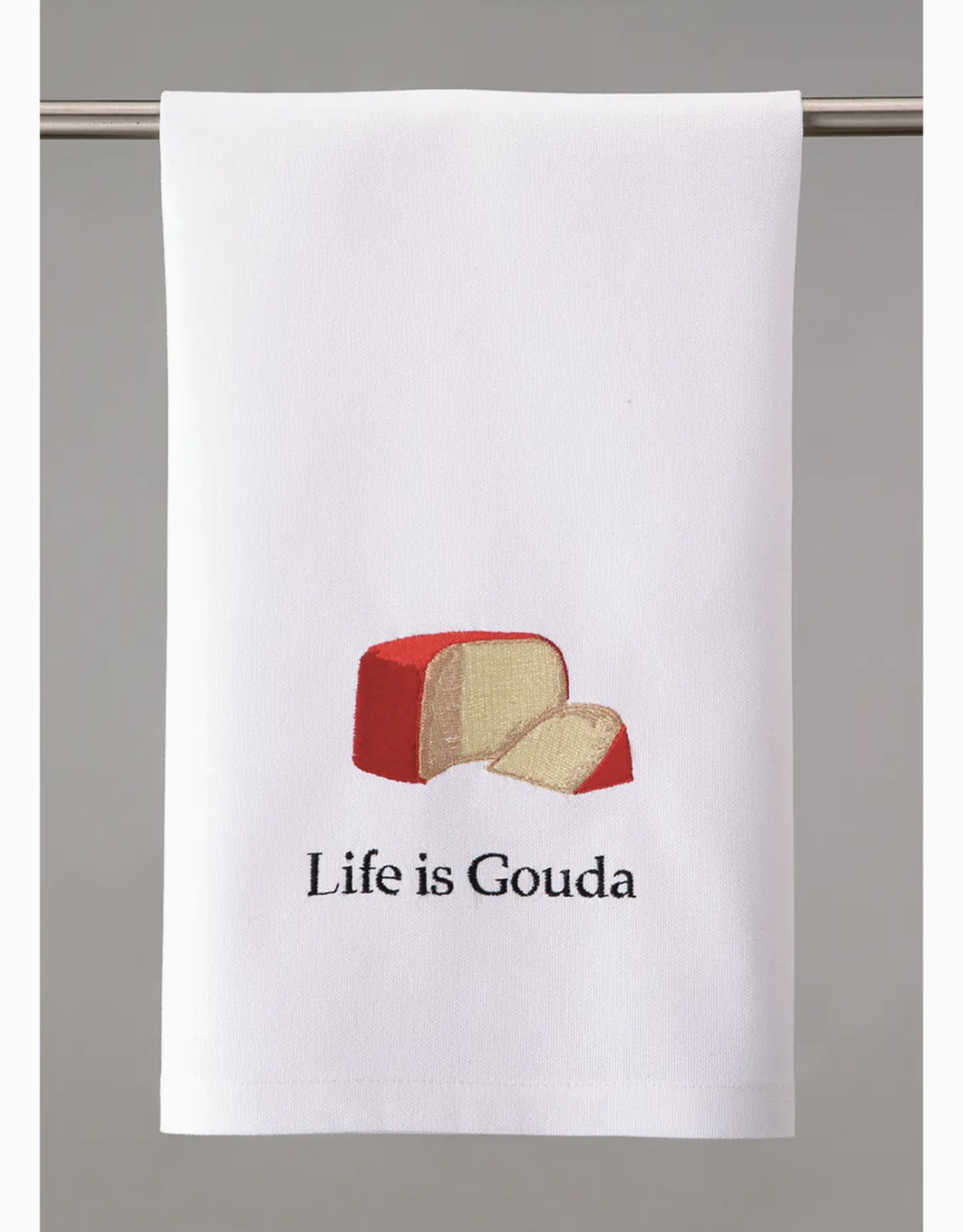 Life Is Gouda Kitchen Towel