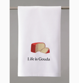 Life Is Gouda Kitchen Towel