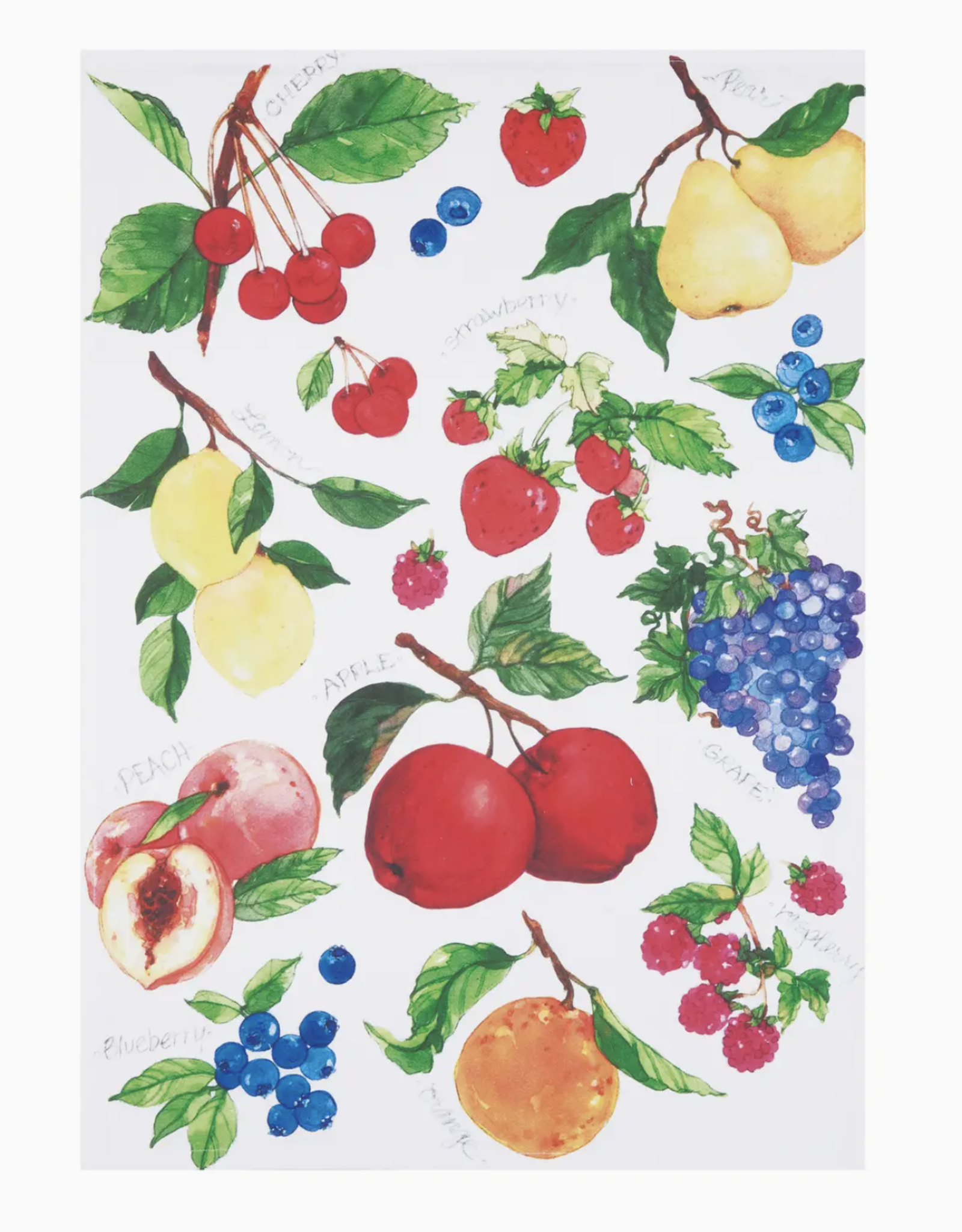 Field Guide Fruit Kitchen Towel