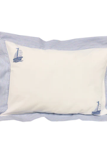 Pillow Blue Sailboat