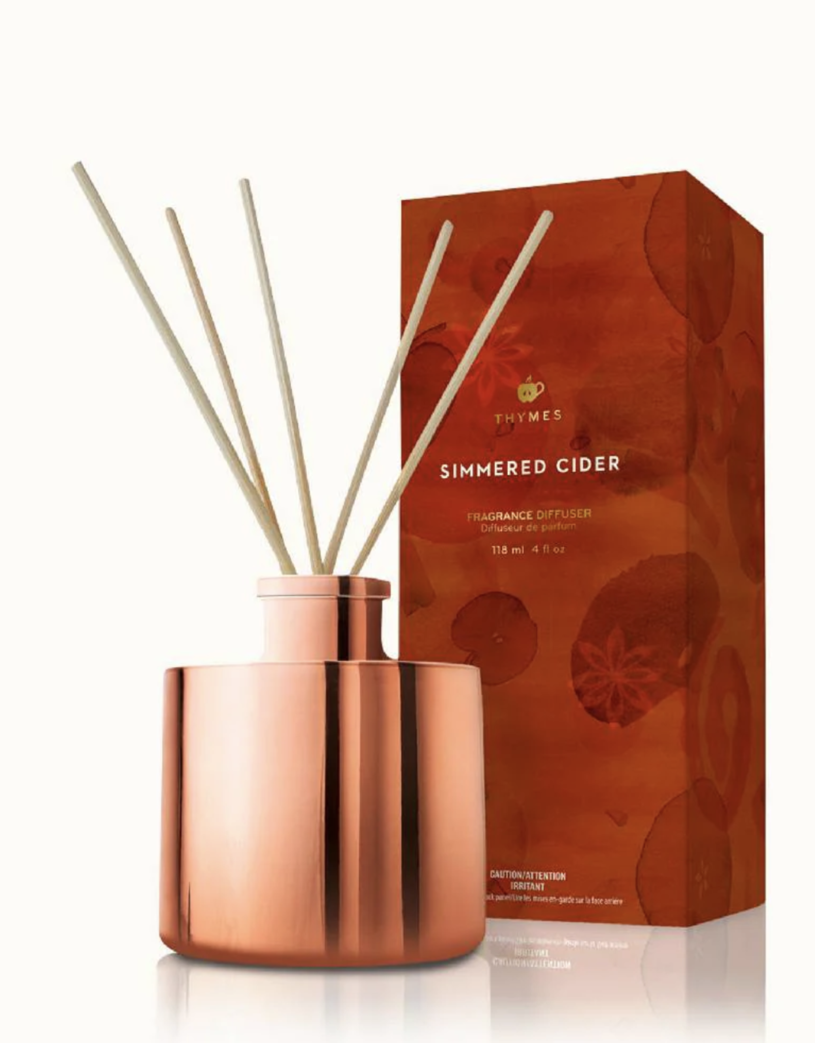 Thymes Simmered Cider Petite Reed Diffuser