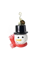 Happy Everything Top Hat Frosty Shaped Ornament