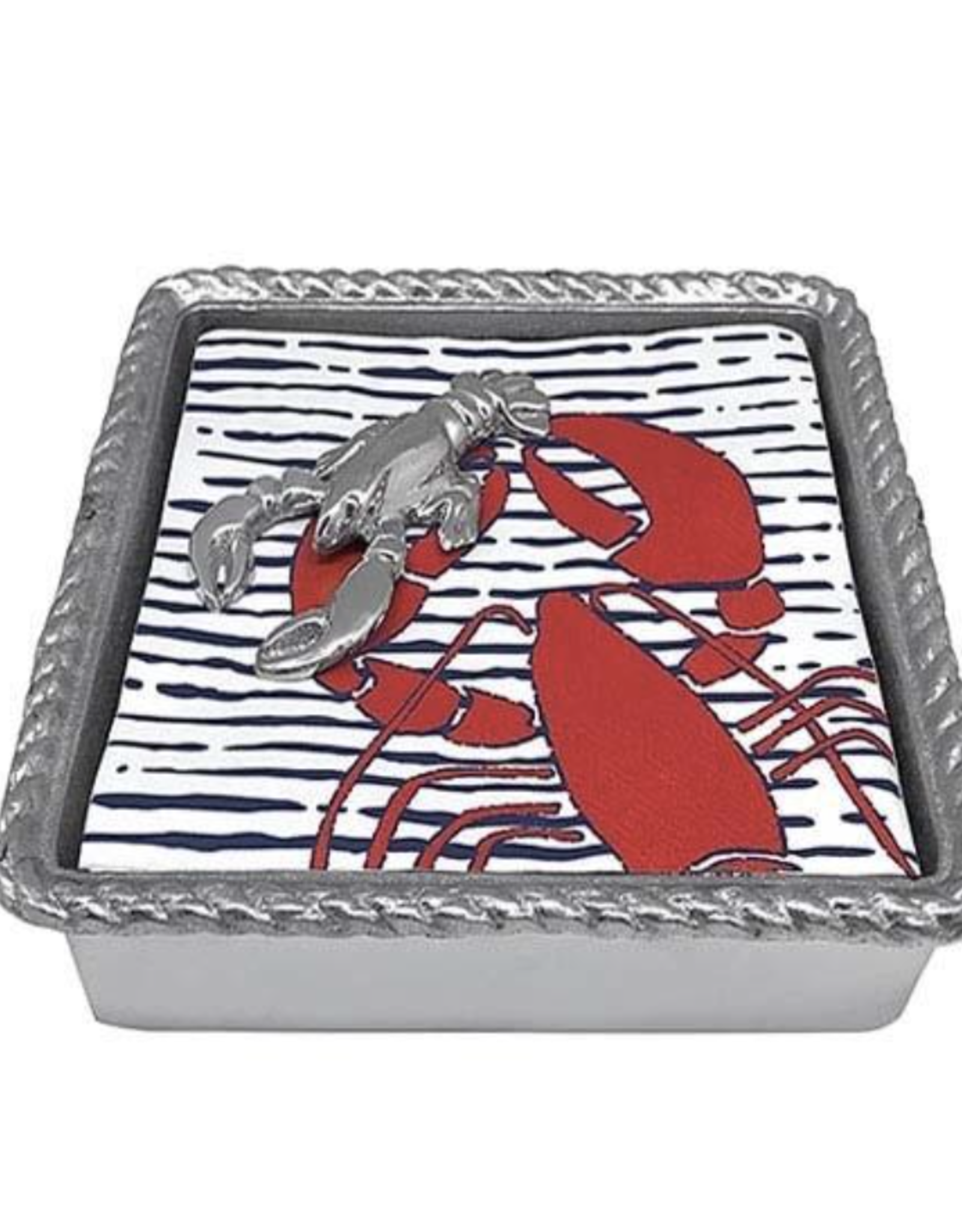 Mariposa Lobster Rope Napkin Box