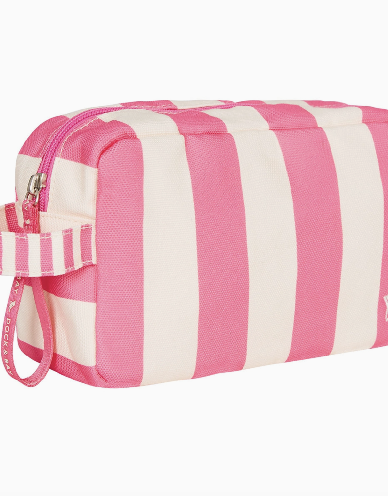 Dock & Bay Toiletry Bag- Phi Phi Pink Stripe