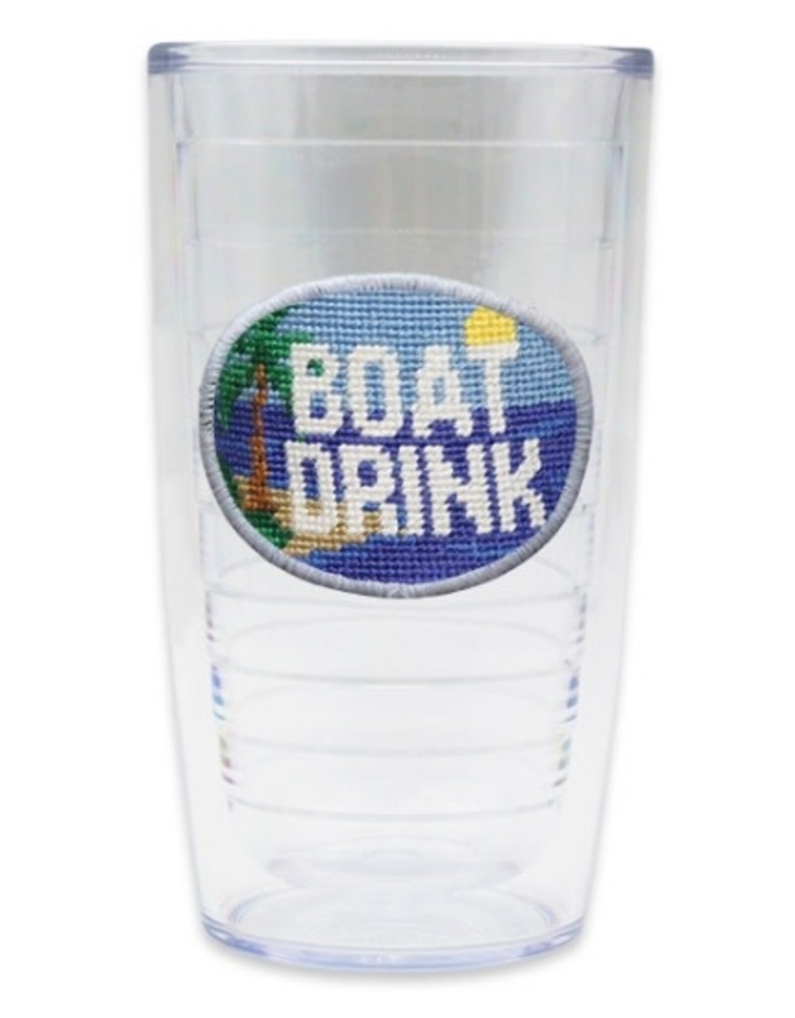 Smather's & Branson Boat Drink Tumbler Needlepoint
