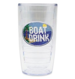 Smather's & Branson Boat Drink Needlepoint Tervis Tumbler