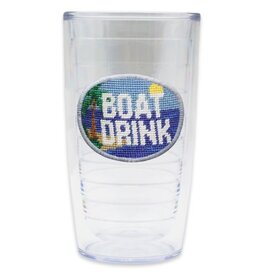 Smather's & Branson Boat Drink Tumbler Needlepoint