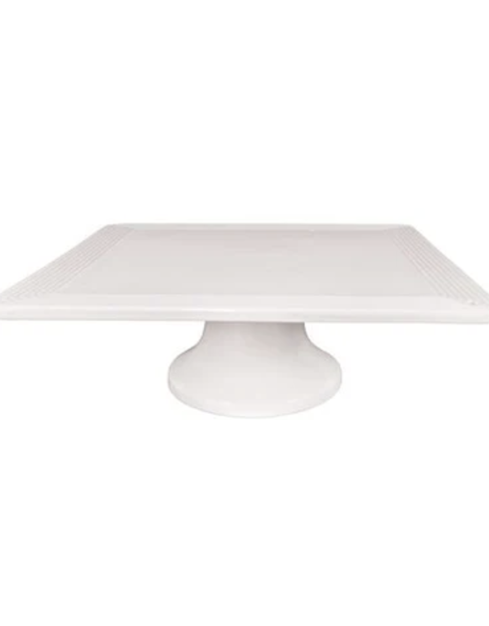 Nora Fleming Pinstripes Square Pedestal