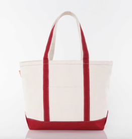 CB Station Medium Red Canvas Tote