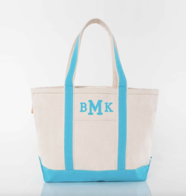 CB Station Medium Turquoise Canvas Tote