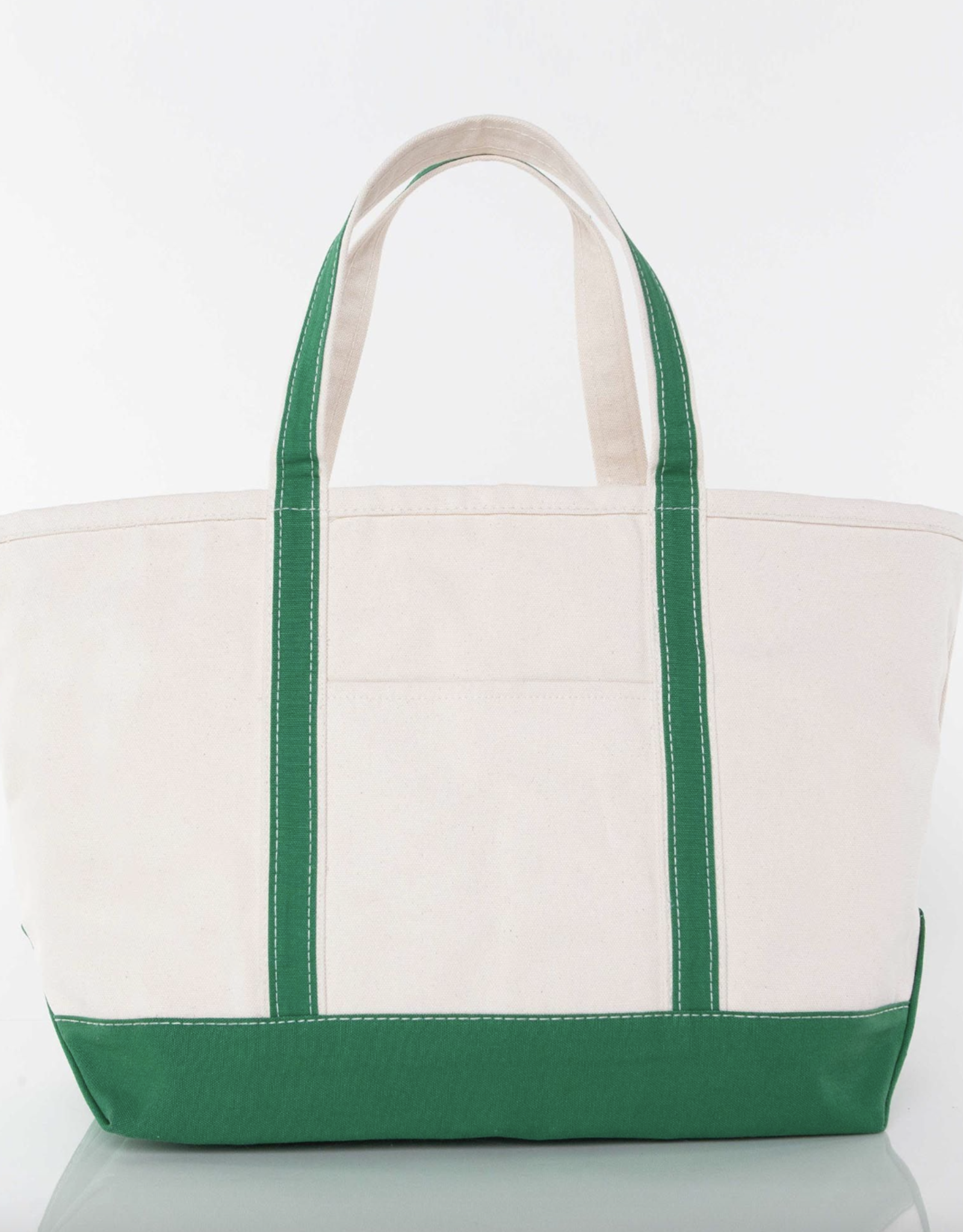 CB Station Large Canvas Tote Emerald