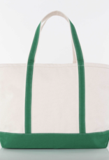 CB Station Large Canvas Tote Emerald