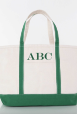 CB Station Large Canvas Tote Emerald