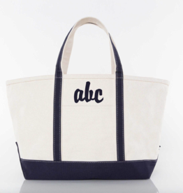 CB Station Large Canvas Tote Navy