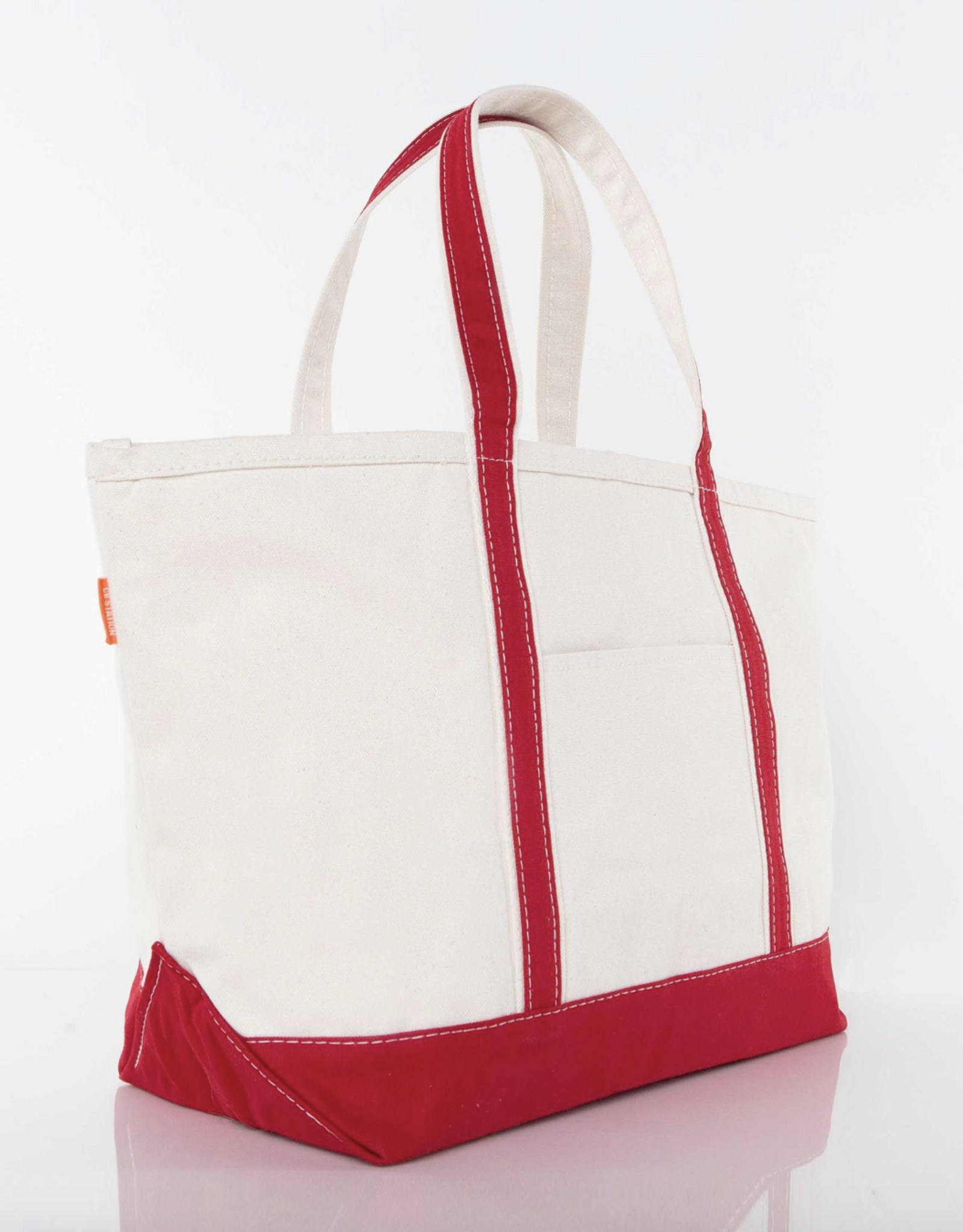 CB Station Large Canvas Tote Red