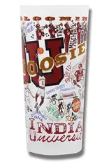 Catstudio Indiana Univ Drinking Glass Set of 2