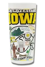 Catstudio Iowa Univ of Drinking Glass Set of 2