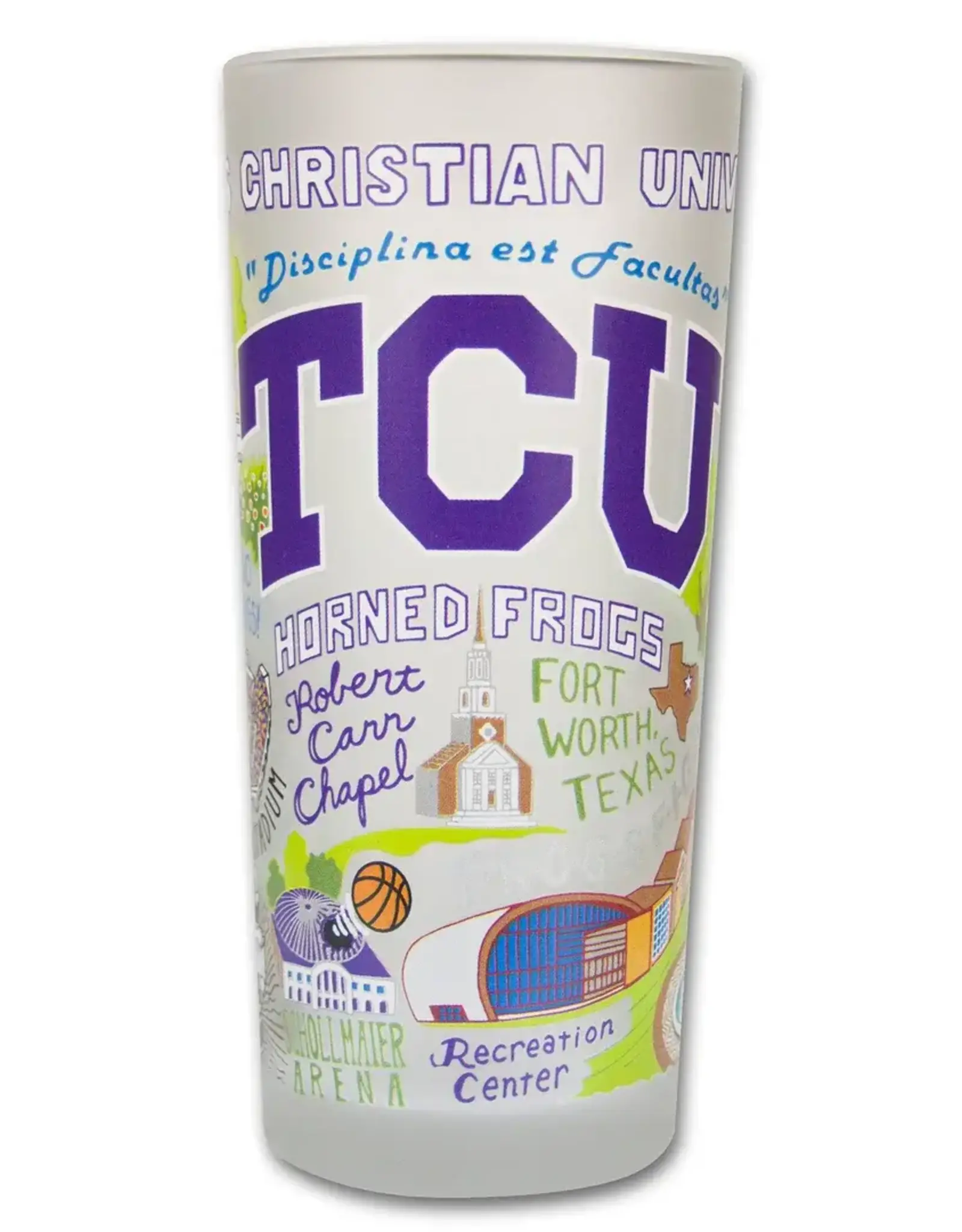 Catstudio TCU Drinking  Glass Set of 2