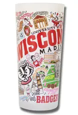 Catstudio Wisconsin Univ of Drinking Glass Set of 2