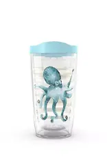 Tervis Tumbler 16oz w/lid Blue Flash Octopus