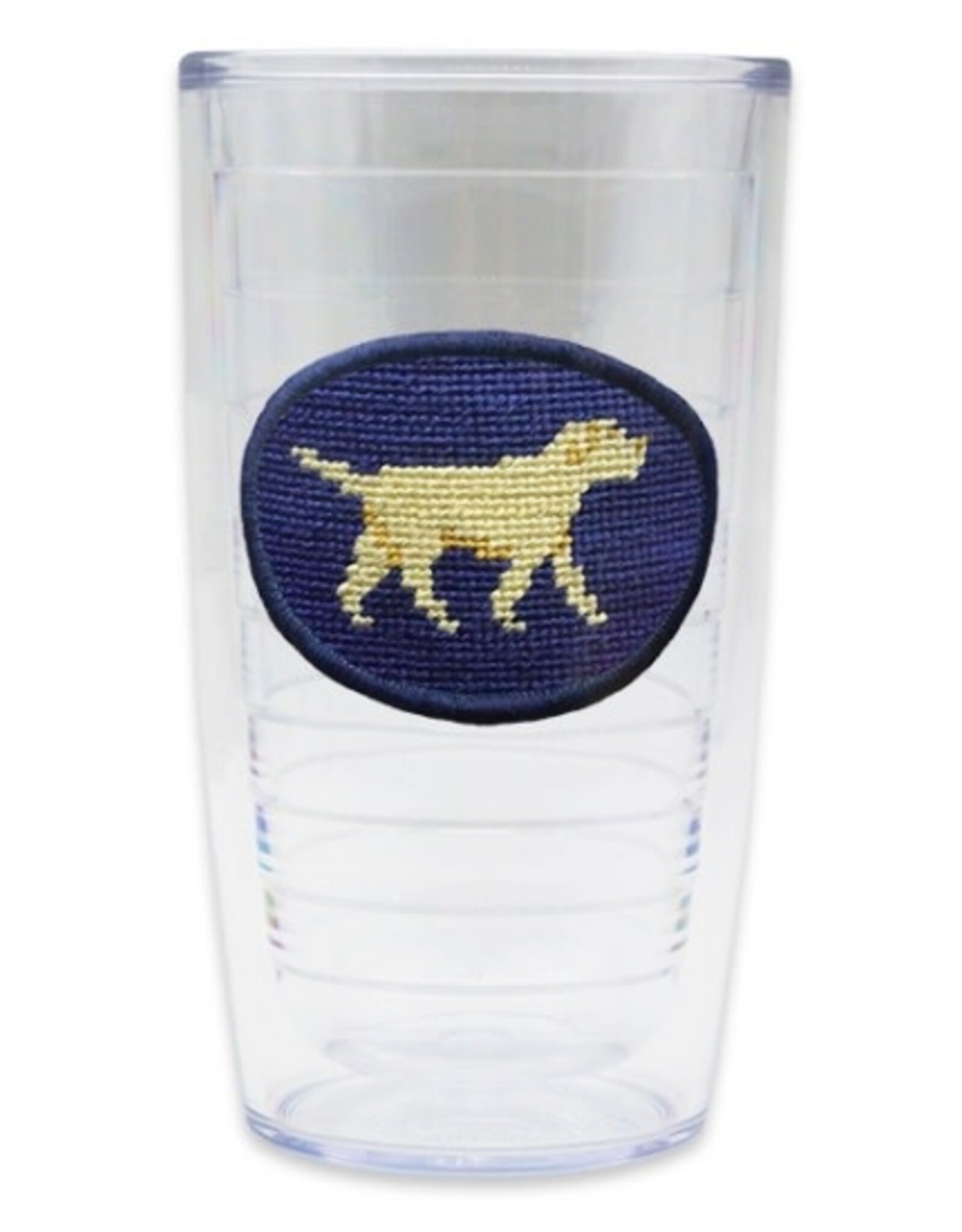 Smather's & Branson Tervis Tumbler Yellow Lab Walking Needlepoint