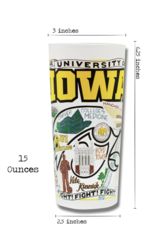 Catstudio Iowa Univ of Drinking Glass Set of 2