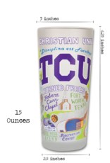 Catstudio TCU Drinking  Glass Set of 2