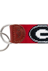 Smather's & Branson Key Fob Georgia Red