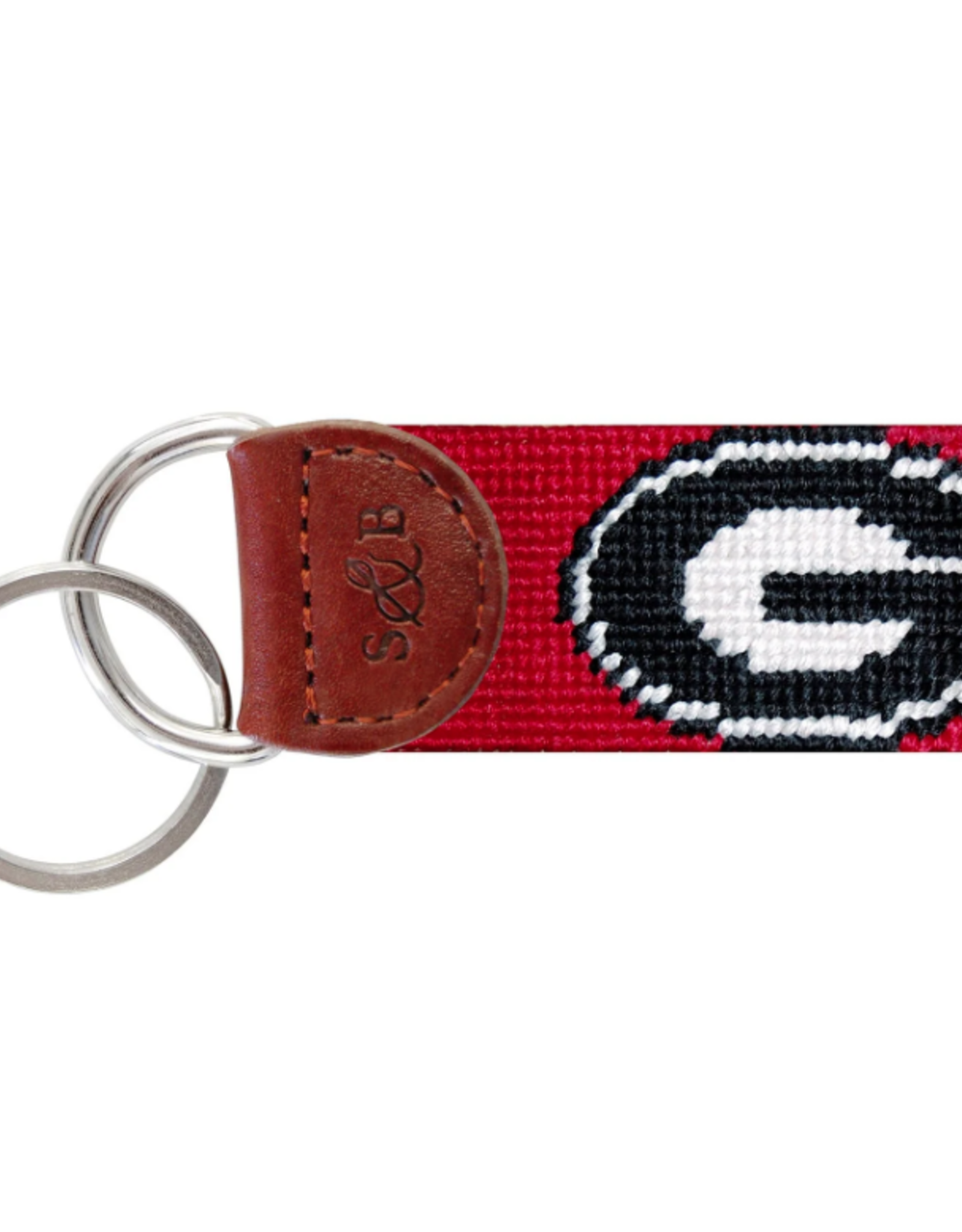 Smather's & Branson Key Fob Georgia Red