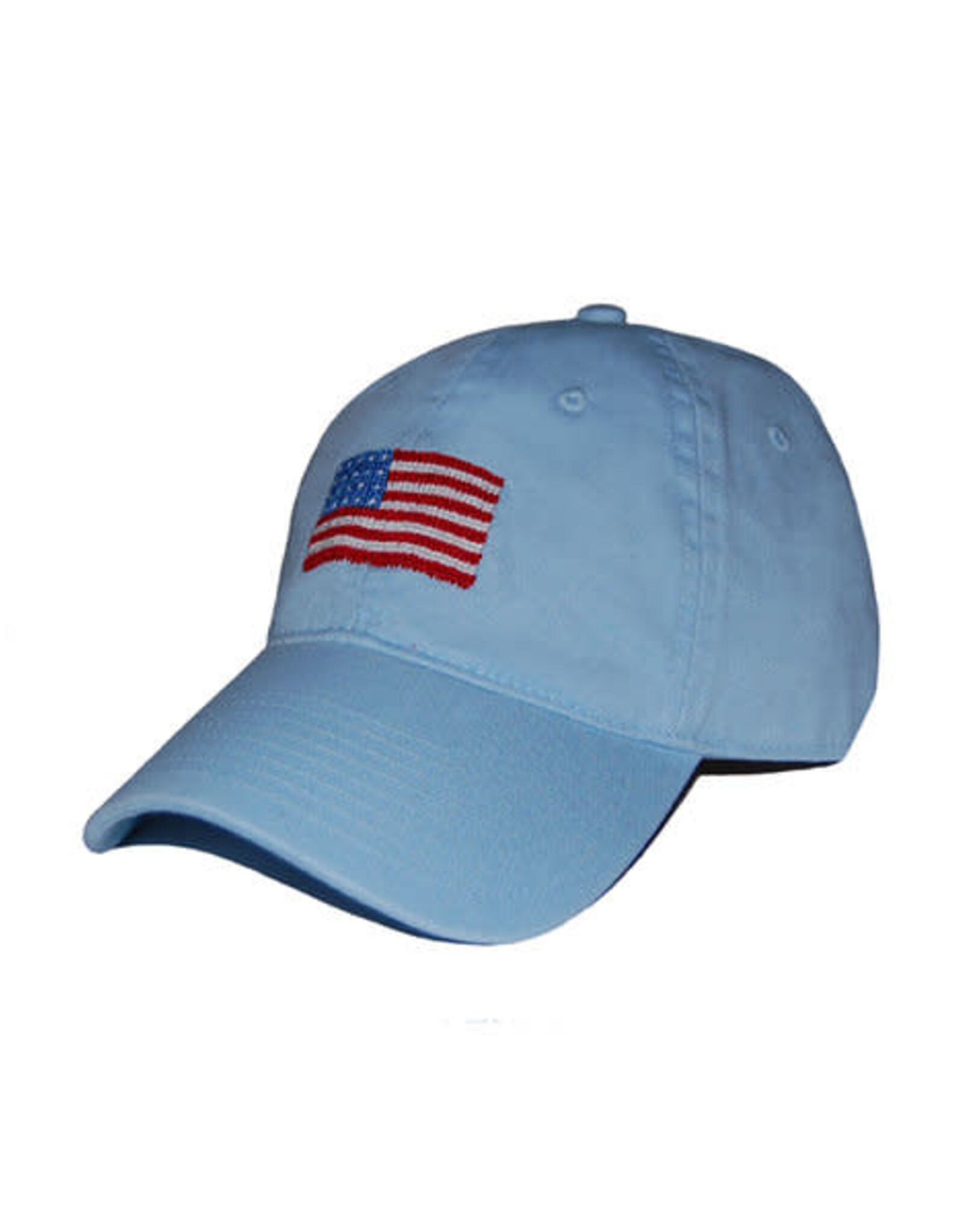Smather's & Branson Hat American Flag Sky Blue