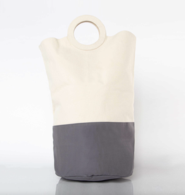 CB Station Laundry Hamper Canvas Grey xx
