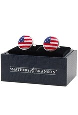 Smather's & Branson Cuff Links Old Glory