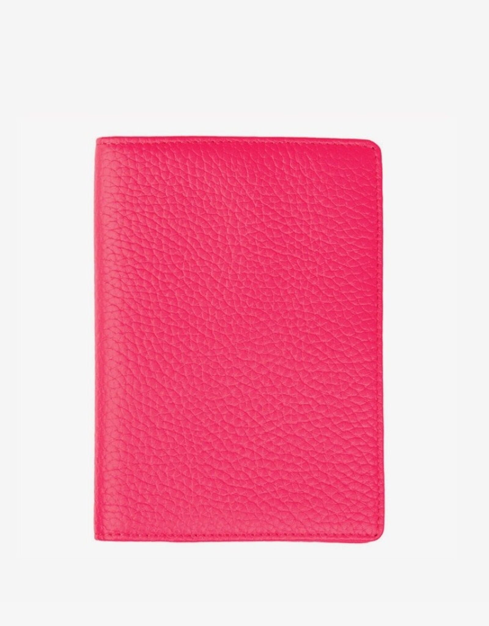 Boulevard Tommy Leather Passport Case Strawberry