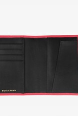 Boulevard Tommy Leather Passport Case Strawberry