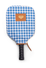 Boulevard Peter Gingham Sky Pickleball Cover w/Pickleball Logo