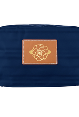 Boulevard Winnie Large Navy Pouch Gardenia